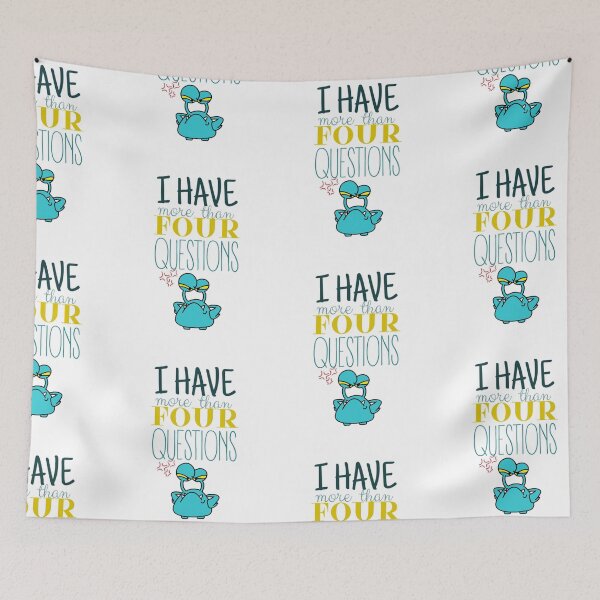 Item preview, Funny Passover Seder I Have More Than Four Questions designed and sold by Wild-Rose-.