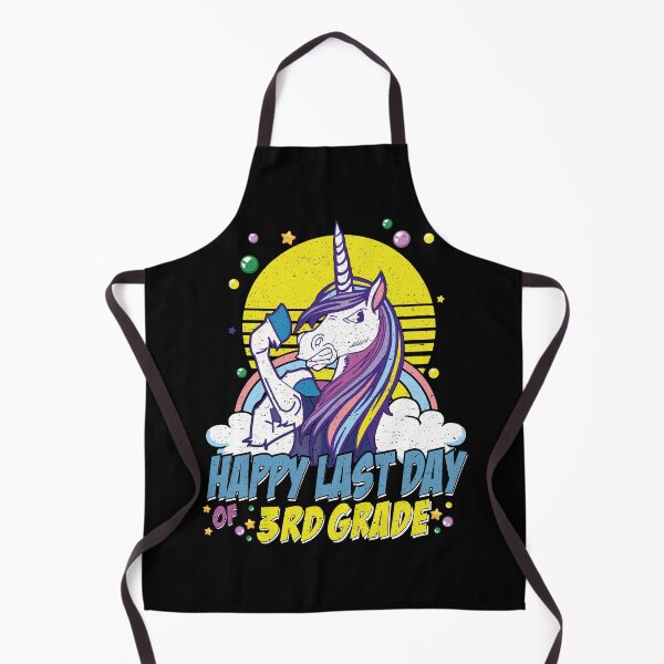 Item preview, Happy last Day Of School 3rd Grade Unicorn Graduation distressed Teachers and Kids Gift designed and sold by YAHIA-14.