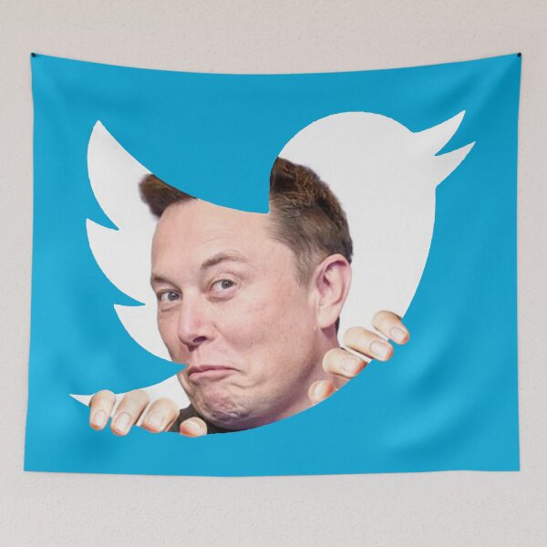 Item preview, Elon Musk Twitter designed and sold by CylinderOfMeat.