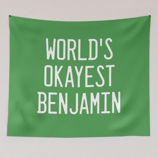 Item preview, World's Okayest Benjamin designed and sold by TimespunThreads.