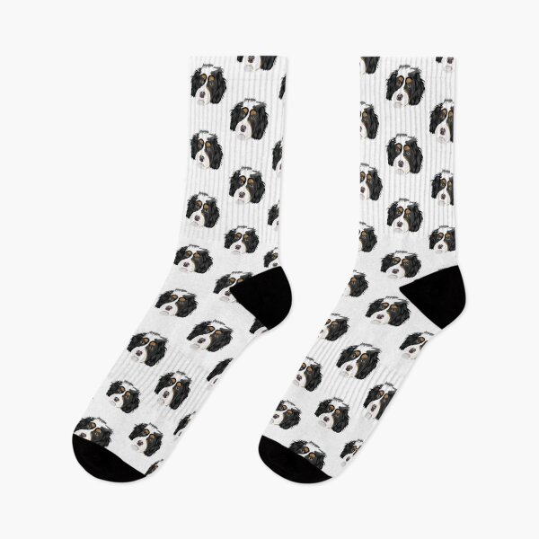 Item preview, Bernese Mountain Dog Vector Art Bernedoodle designed and sold by PutnamRoad.