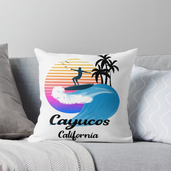 Item preview, Cayucos California Seaside Retro Sunset designed and sold by mountainadora.