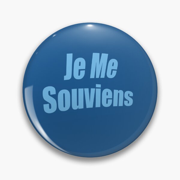 Item preview, Je Me Souviens, I remember in French designed and sold by lobodelnoir.