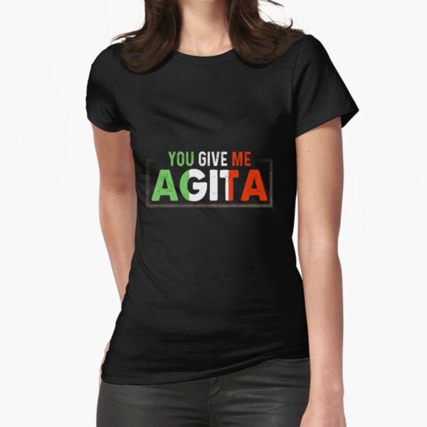 Item preview, Funny You Give Me Agita Italy Flag Design designed and sold by ZETTIF ⭐⭐⭐⭐⭐.