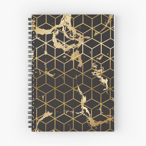 Item preview, MARBLE GOLD BLACK CUBE designed and sold by lukas69graphic.