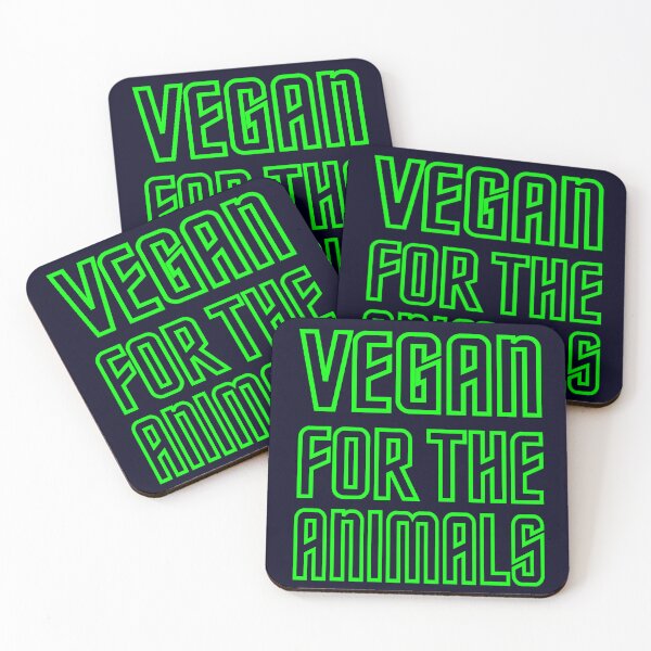 Item preview, Vegan For The Animals - Green designed and sold by GreenSlate.