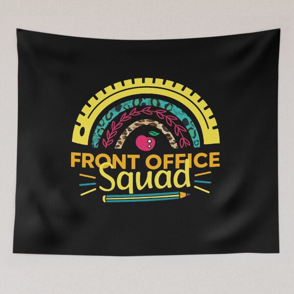Item preview, Front Office Squad Rainbow Leopard School Teacher Officer Funny  designed and sold by pedrored369.