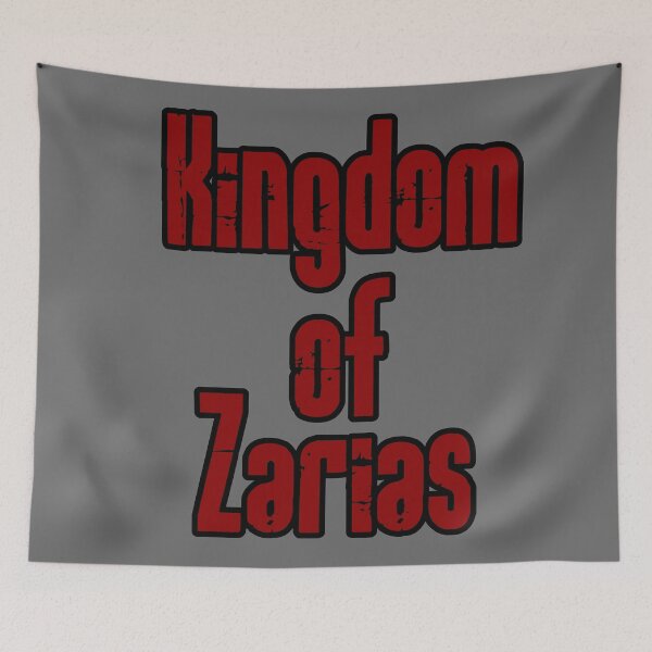 Item preview, Kingdom of Zarias Logo- Red and Black on Gray designed and sold by Greenwood2112.