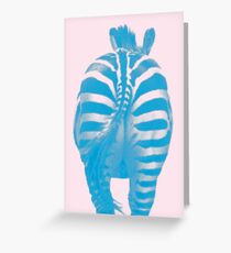 Zebra 03 Grußkarte