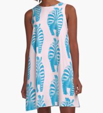 Zebra 03 A-Linien Kleid