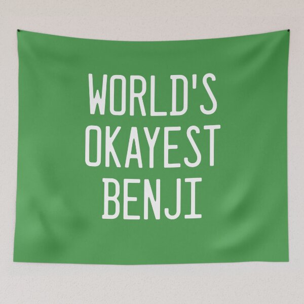 Item preview, World's Okayest Benji designed and sold by TimespunThreads.