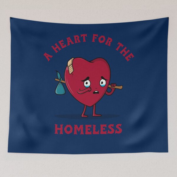 Item preview, A Heart For The Homeless. Homelessness Solidarity designed and sold by Rebel-Design.