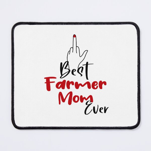 Item preview, Best Farmer Mom Finger Mug With Middle Finger Mothers Day Birthday Funny Farmer designed and sold by EasyPrintGift.