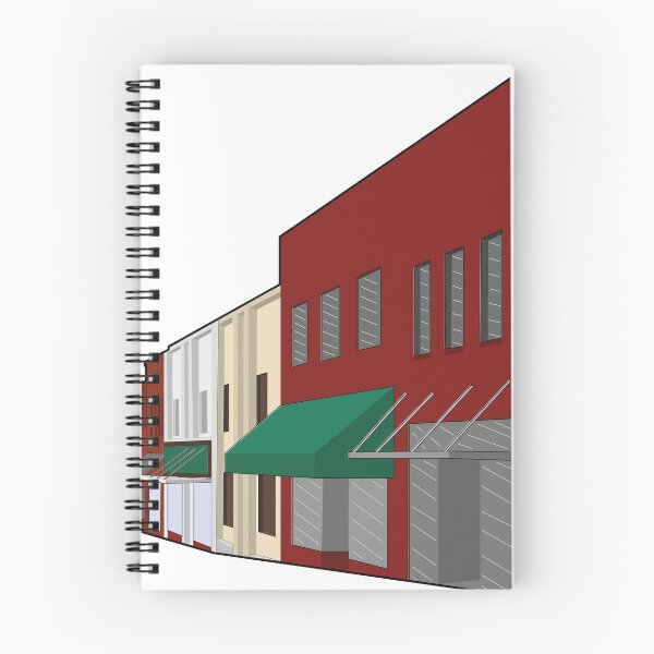 Item preview, Downtown Spruce Pine Graphic designed and sold by Noble Bison.