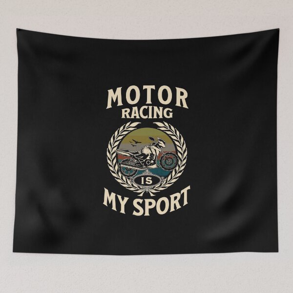 Item preview, Motor Racing Is My Sport For Men Women Bikers Funny Motorcycle designed and sold by JooArtPrints  ★★★★★.