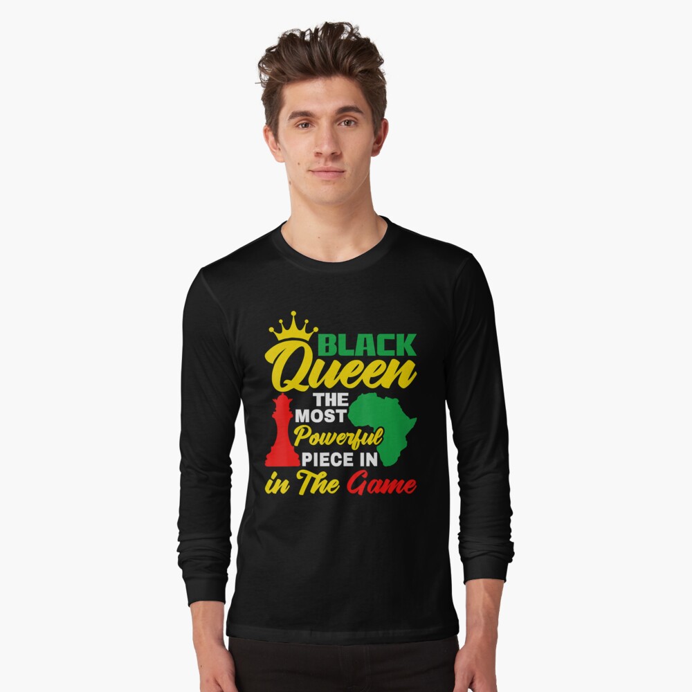 Black Queen The Most Powerful Piece In The Game' Men's T-Shirt