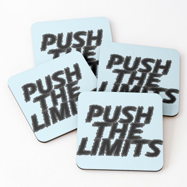 Item preview, Gym Motivational Quote Push The Limits  designed and sold by catchyology.