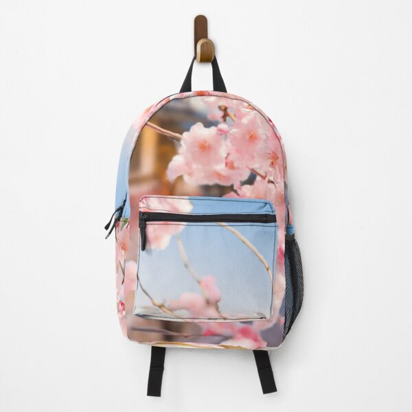 Item preview, South Korea Street with Cherry Blossom Branches designed and sold by Little Joys Art.