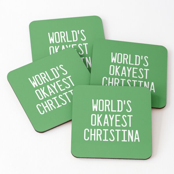Item preview, World's Okayest Christina designed and sold by TimespunThreads.
