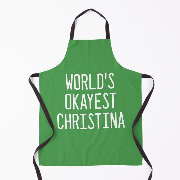 Item preview, World's Okayest Christina designed and sold by TimespunThreads.