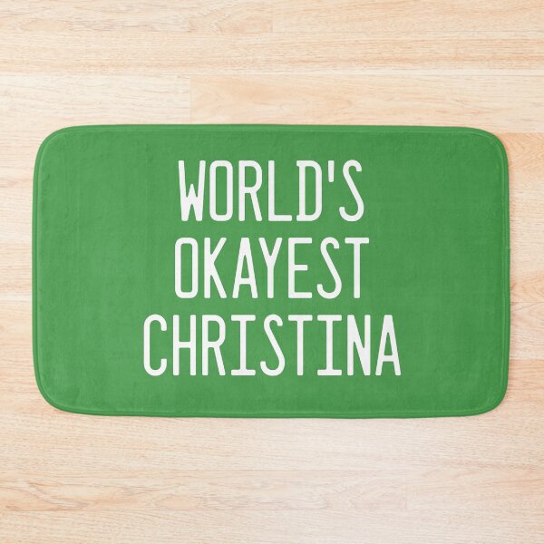 Item preview, World's Okayest Christina designed and sold by TimespunThreads.