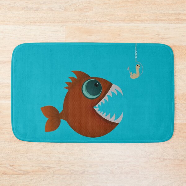 Item preview, fish, piranhas, baited hook designed and sold by Dante Valentain.