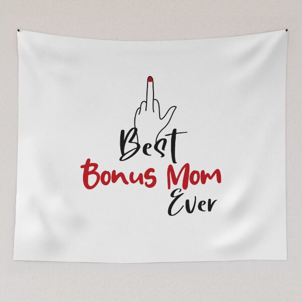 Item preview, Best Bonus Mom Finger Mug With Middle Finger Mothers Day Birthday Funny Stepmom designed and sold by EasyPrintGift.