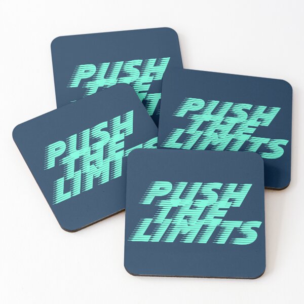 Item preview, Neon Gym Motivational Saying Push The Limits  designed and sold by catchyology.