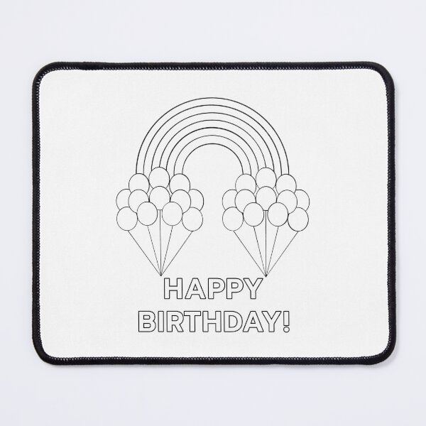 Item preview, Color Your Own Rainbow and Balloons Birthday Wish! designed and sold by GrandpaH.