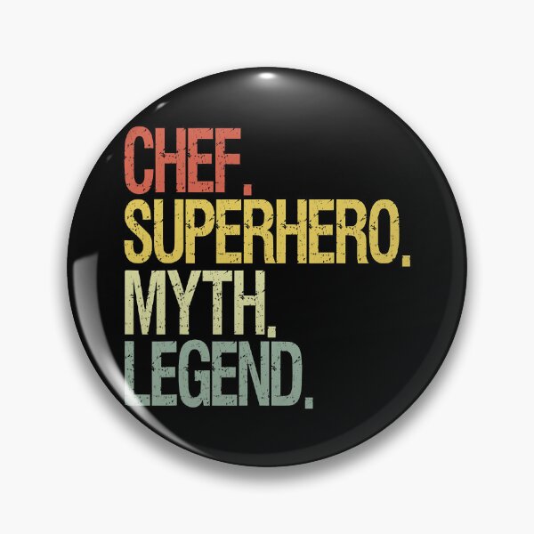 Item preview, Chef Super Hero Myth Legend designed and sold by ibarrbeat.