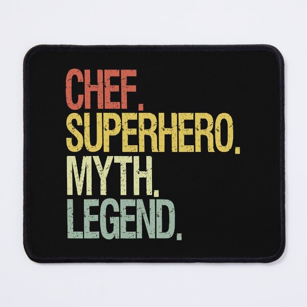 Item preview, Chef Super Hero Myth Legend designed and sold by ibarrbeat.