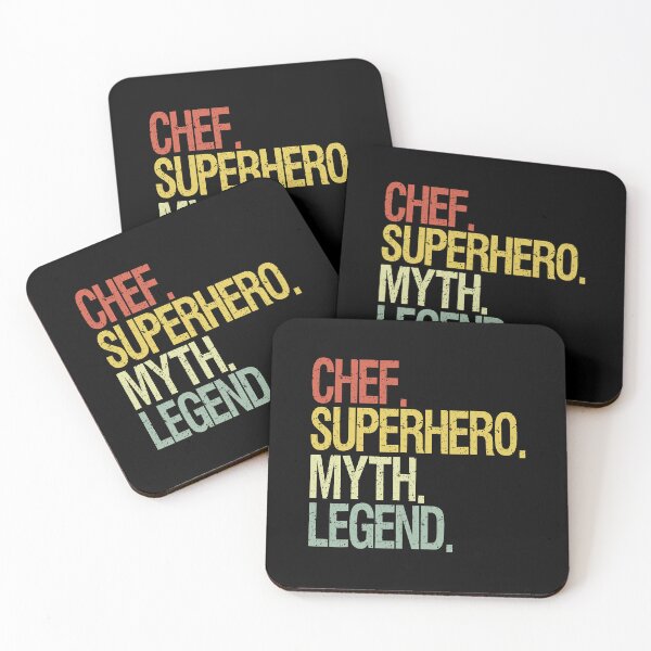 Item preview, Chef Super Hero Myth Legend designed and sold by ibarrbeat.