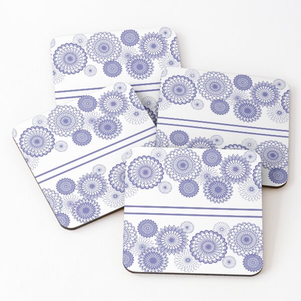 Item preview, Striped Periwinkle Floral designed and sold by C4ptainRavioli.