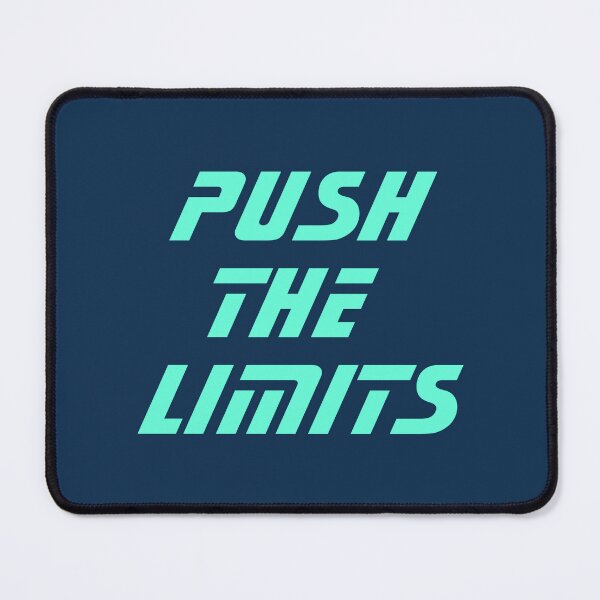 Item preview, Neon Gym Motivational Saying Push The Limits designed and sold by catchyology.