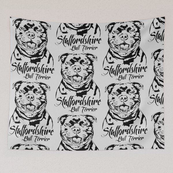 Item preview, Staffordshire Bull Terrier Dog Portrait Staffie designed and sold by dogarts.