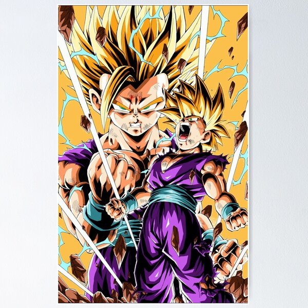 Gohan ssj2 rage, dragon ball, goku, son gohan, son goku, HD phone