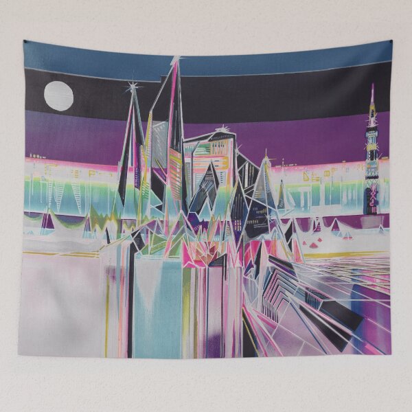 Item preview, Vaporwave Skyline Crystal Tokyo designed and sold by Kacixart.