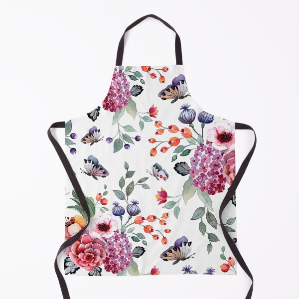 Item preview, roses and butterflies designed and sold by Coloreva.