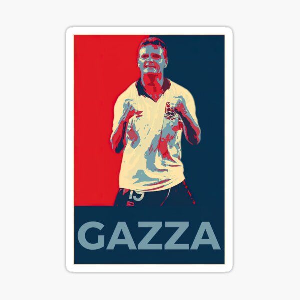 &ldquo;Paul Gascoigne Pop Art&rdquo; Sticker by LaurusHG | Redbubble