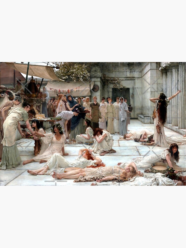 The Women of Amphissa - Sir Lawrence Alma-Tadema 1877 Photographic Print