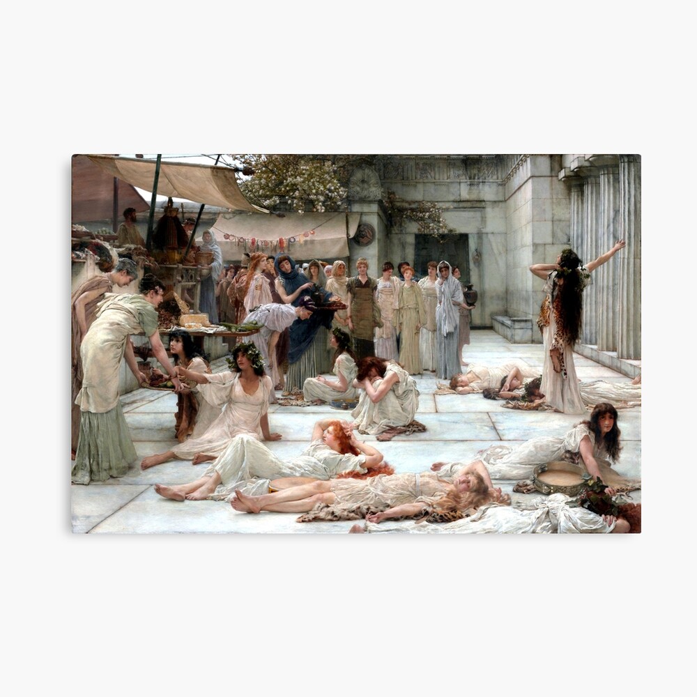 The Women of Amphissa - Sir Lawrence Alma-Tadema 1877 Photographic Print