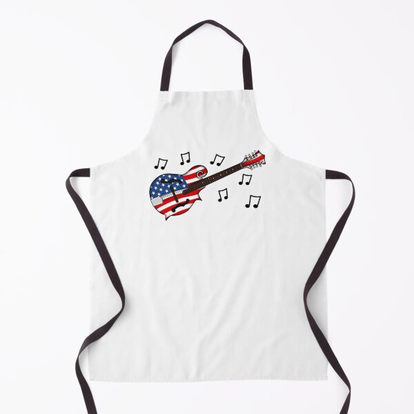 Item preview, 4th July Mandolin America Rocks USA Flag Mandolinist designed and sold by doodlerob.