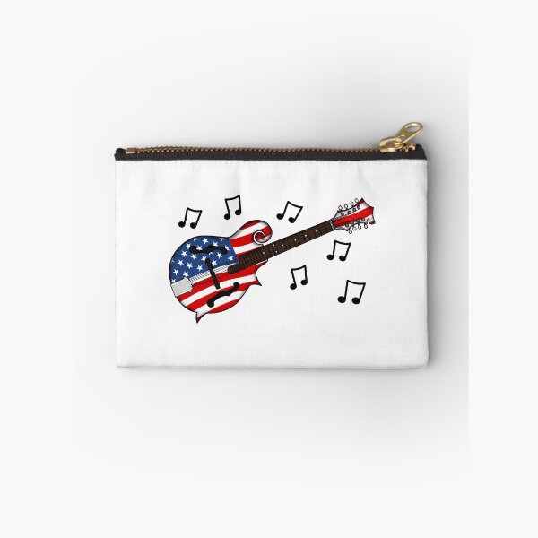Item preview, 4th July Mandolin America Rocks USA Flag Mandolinist designed and sold by doodlerob.
