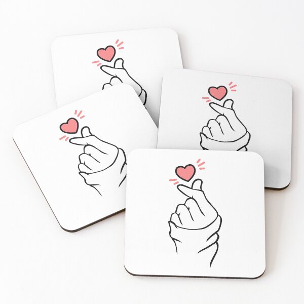 Item preview, Korean Heart Fingers K Pop Heart Hand Sign designed and sold by fultond.