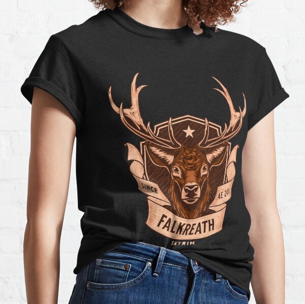 Skyrim Falkreath Logo Classic T-Shirt