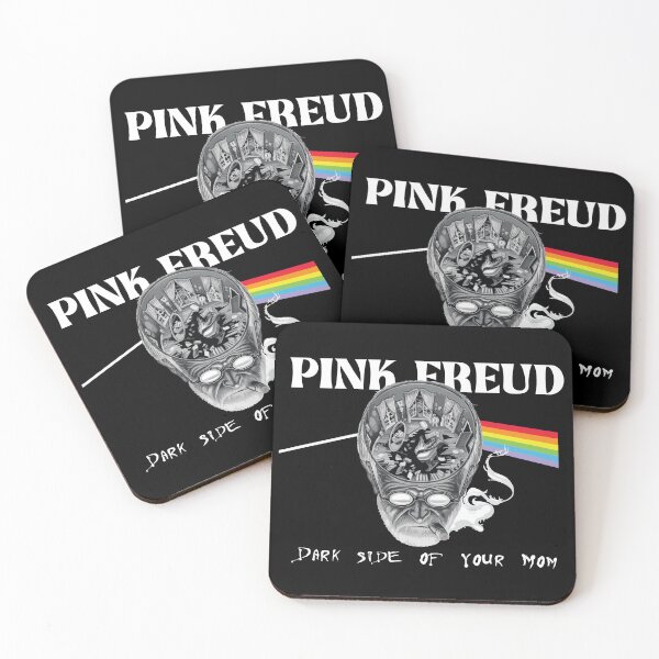 Item preview, Pink Freud Psychology Freud Pink Dark Side of the Mom funny quote pun tshirt gift for psychology students designed and sold by GhostAmine.