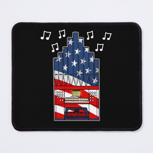Item preview, 4th July Organ American Flag Church Organist designed and sold by doodlerob.