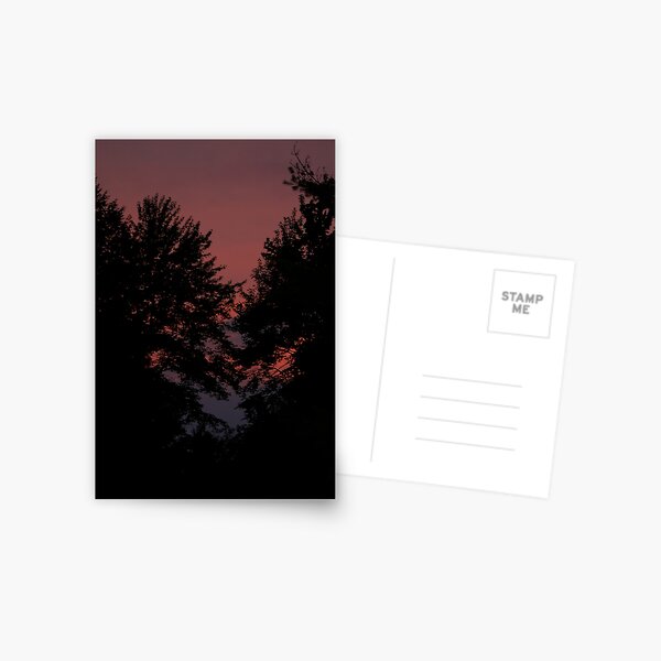 after sunset Postcard