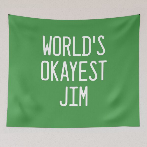 Item preview, World's Okayest Jim designed and sold by TimespunThreads.