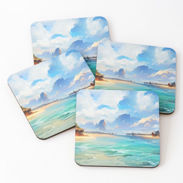 Beach Coasters (Set of 4)